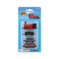 Pullback Train Set Toy Red Engine