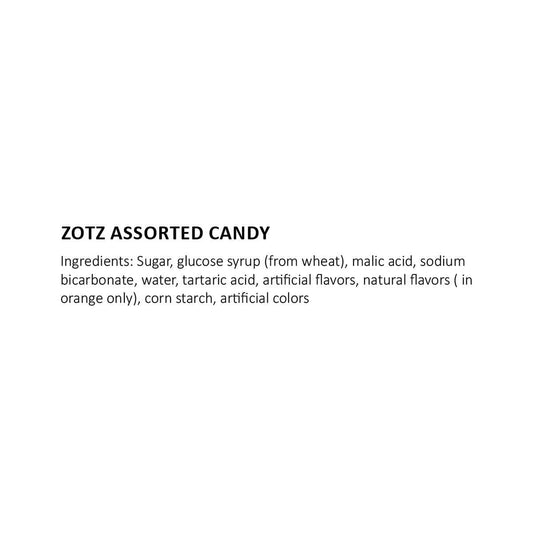 Andre Prost Zotz Assorted Candy - 1 lb.