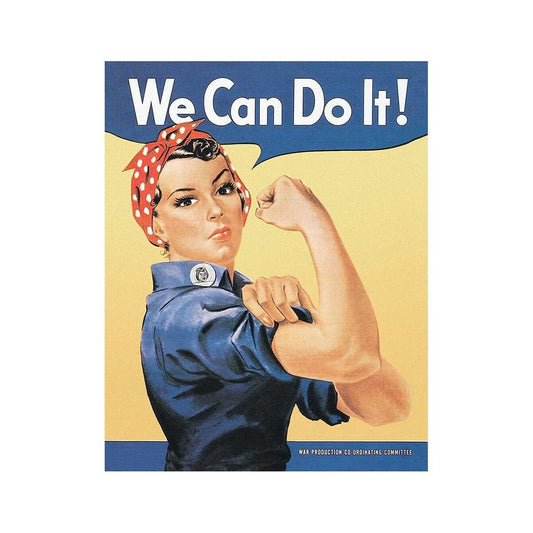 We Can Do It Tin Sign