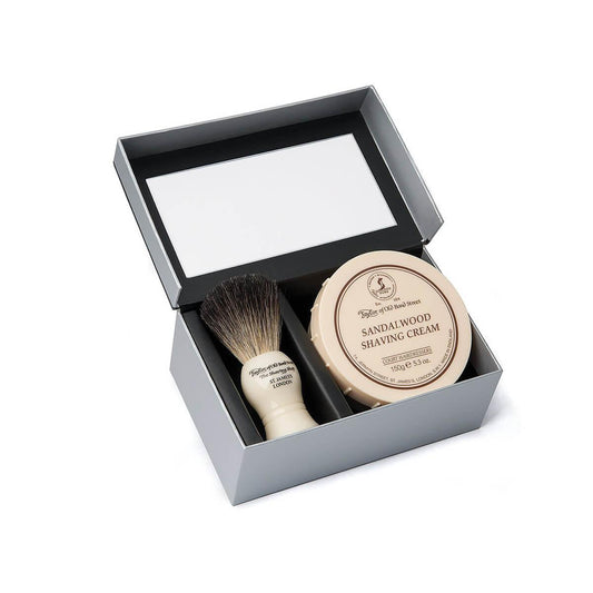 Sandalwood Shave Cream with Badger Brush