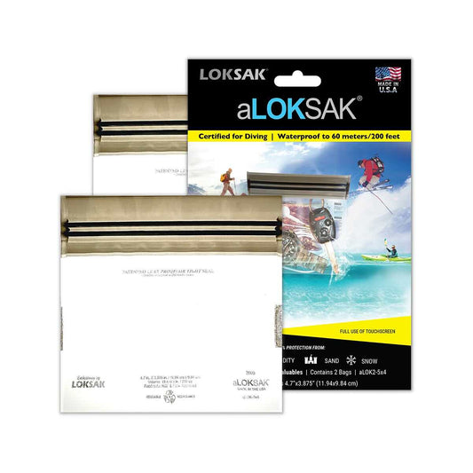 aLOKSAK Element Proof Bag - 5x4 2-Pack