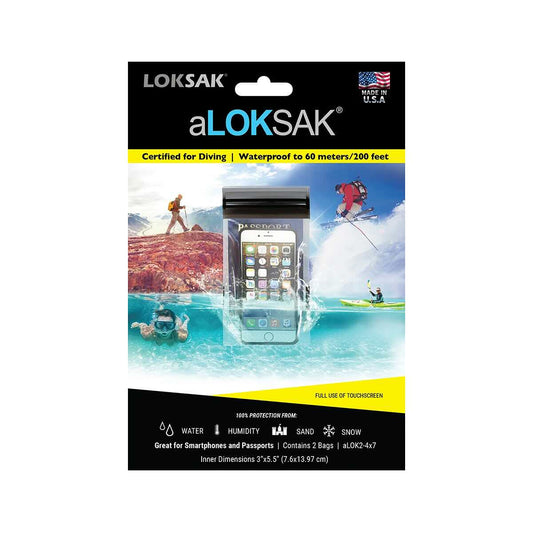 LOKSAK aLOKSAK Element Proof Bag - 4x7 2-Pack
