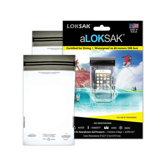 LOKSAK aLOKSAK Element Proof Bag - 4x7 2-Pack