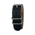 M.H. Bertucci Olive Brown Duration Leather Watchband - 7/8 Inch
