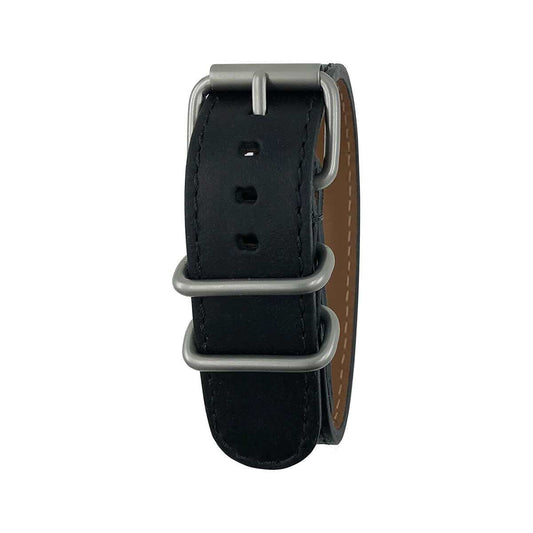 M.H. Bertucci Olive Brown Duration Leather Watchband - 7/8 Inch