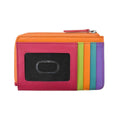 ili New York Women's Leather Flat Card Case