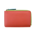 ili New York Women's Leather Flat Card Case