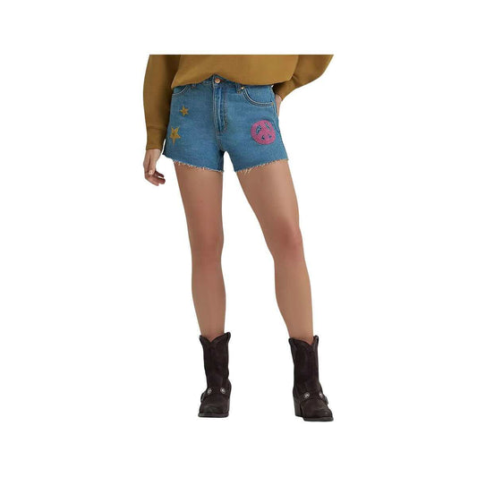 Wrangler Women's Lainey Wilson Embroidered Cowboy Shorts