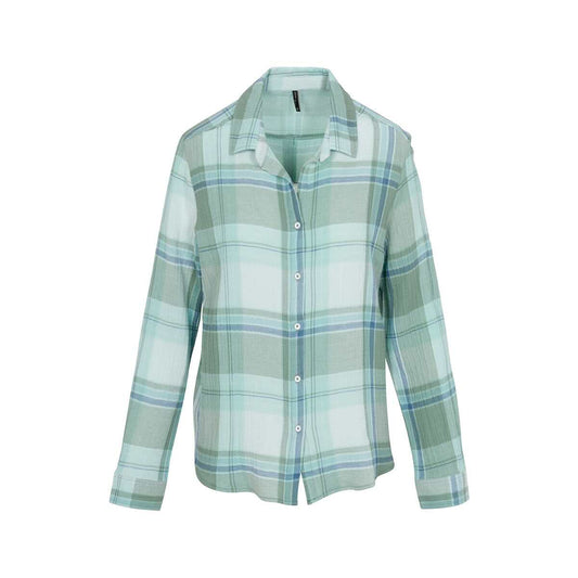 North River Women's Thistle Woven Long Sleeve Top - Curvy