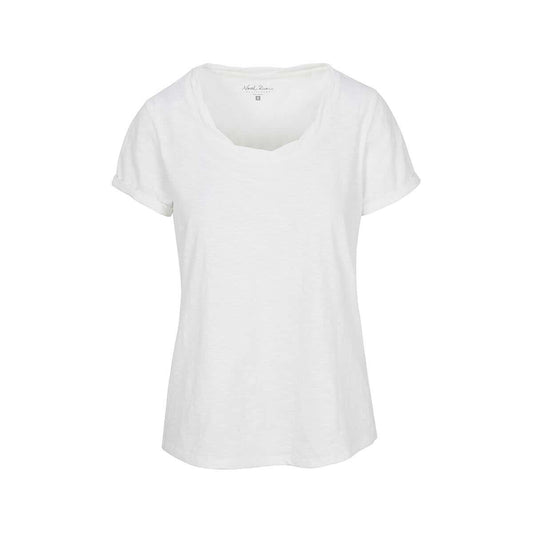 North River Women's Meadow Twisted Scoop Neck Short Sleeve Top