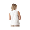 Aventura Women's Festival Embroidered Split Neck Tank Top