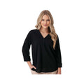 Aventura Women's Beachcomber Solid Long Sleeve Popover Top