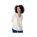 Aventura Women's Beachcomber Patterned Long Sleeve Popover Shirt