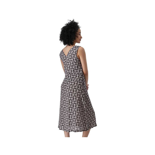Aventura Women's Sorrento Printed Midi V-Neck Sleeveless Dress