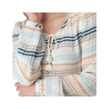 Aventura Women's Good Vibes Boho Striped Long Sleeve Dress