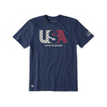 Life is Good Men's U.S.A. Flag Short Sleeve Crusher T-Shirt