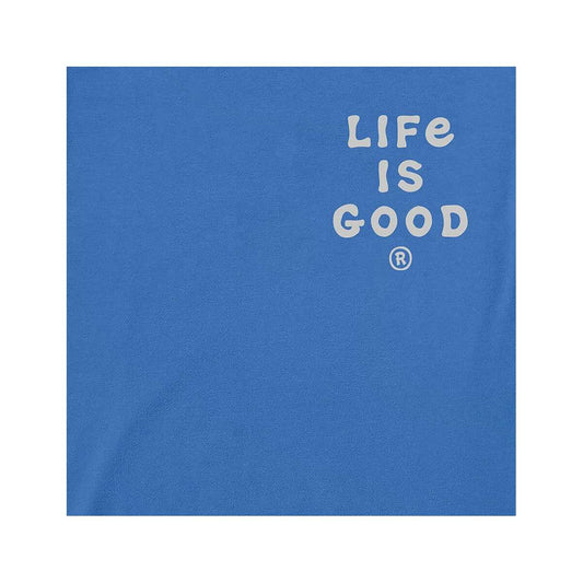 Life is Good Men's Jake & Rocket Dining Out Camp Short Sleeve Crusher-Lite T-Shirt