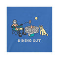 Life is Good Men's Jake & Rocket Dining Out Camp Short Sleeve Crusher-Lite T-Shirt