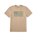 Life is Good Men's American Flag Short Sleeve Crusher Lite T-Shirt
