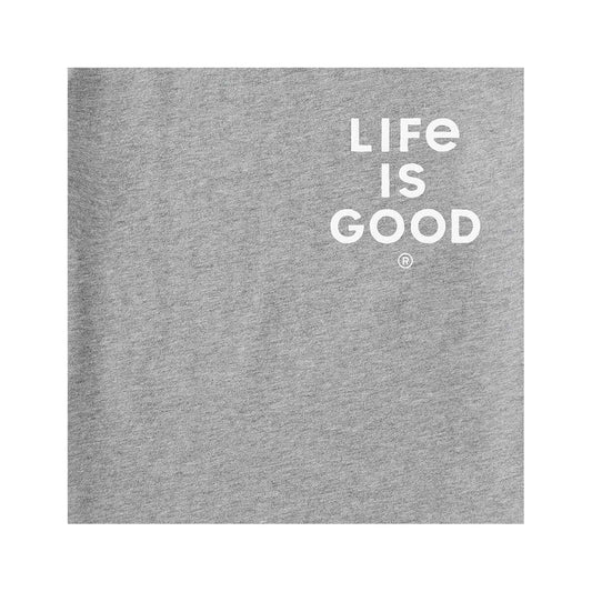Life is Good Men's Crescent Mountain Short Sleeve Crusher T-Shirt