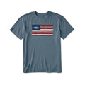 Life is Good Men's Fish Flag Short Sleeve Crusher T-Shirt
