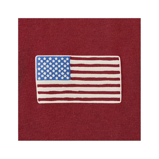 Life is Good Men's Old Glory Short Sleeve Crusher T-Shirt