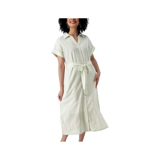 Old Ranch Women's Elowyn Dolman Short Sleeve Midi Shirtdress