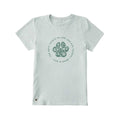 Life is Good Women's Best Things in Life Are Dog Paws Floral Short Sleeve Crusher Lite T-Shirt