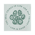 Life is Good Women's Best Things in Life Are Dog Paws Floral Short Sleeve Crusher Lite T-Shirt