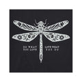 Life is Good Women's Do What You Love Dragonfly Floral Short Sleeve Crusher Lite T-Shirt