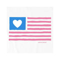 Life is Good Women's Hearts and Stripes Forever Short Sleeve Crusher Lite T-Shirt