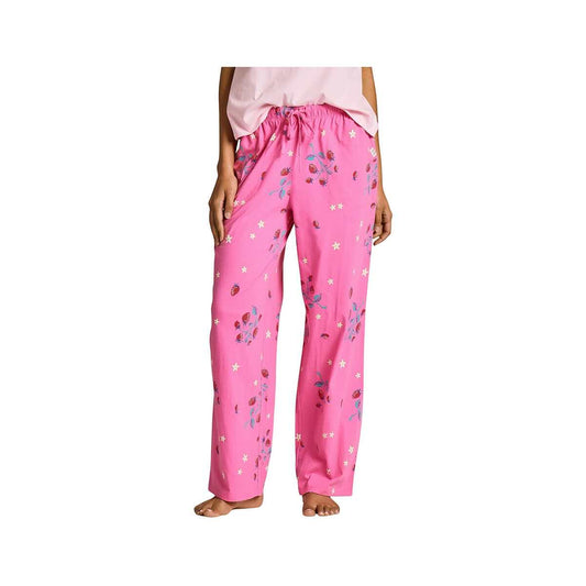 Life is Good Women's Strawberry Floral Pattern Snuggle Up Sleep Pants