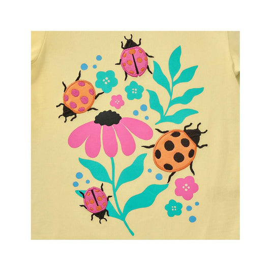 Life is Good Toddler Ladybug Garden Short Sleeve Crusher T-Shirt