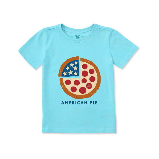 Life is Good Toddler American Pie Short Sleeve Crusher T-Shirt