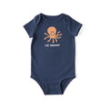 Life is Good Baby Lil' Squirt Octopus Short Sleeve Crusher Bodysuit
