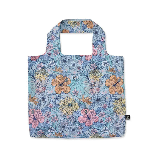 Life is Good Roll and Go Floral Tote Bag