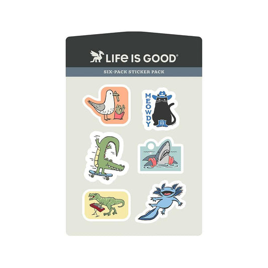 Life is Good Kids Six-Pack Sticker Pack