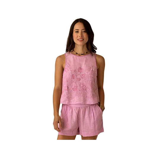 Carve Designs Women's Sleeveless Lou Linen Tank Top
