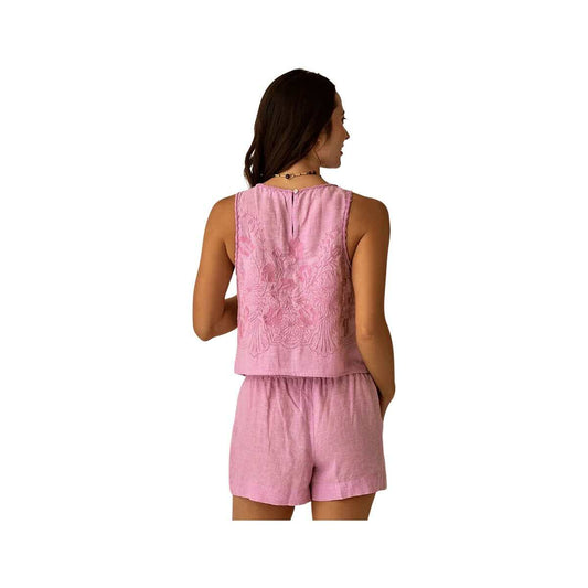Carve Designs Women's Sleeveless Lou Linen Tank Top