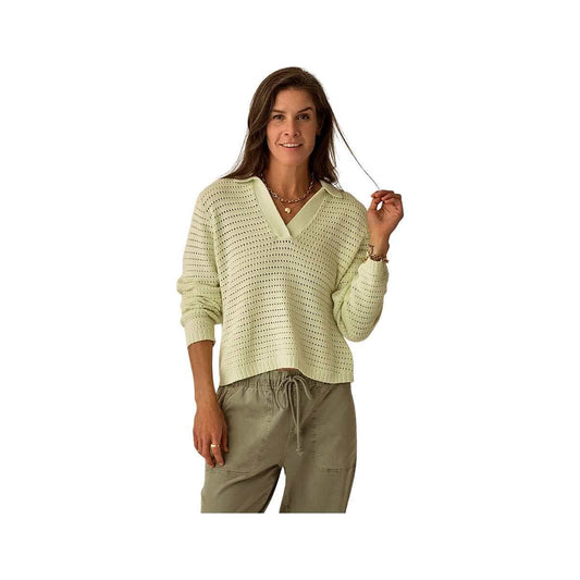 Women's Morgan V-Neck Polo Sweater