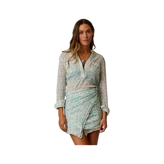 Carve Designs Women's Dylan Gauze Long Sleeve Shirt
