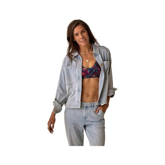 Carve Designs Women's Flora Denim Shacket
