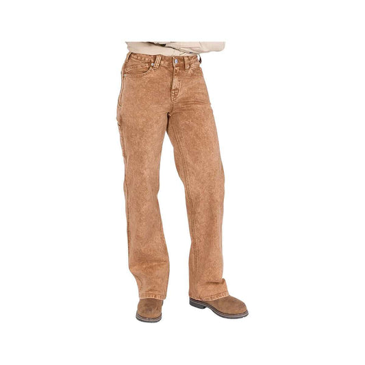 Dovetail Workwear Women's Old School Wide Leg Mineral Wash Jeans