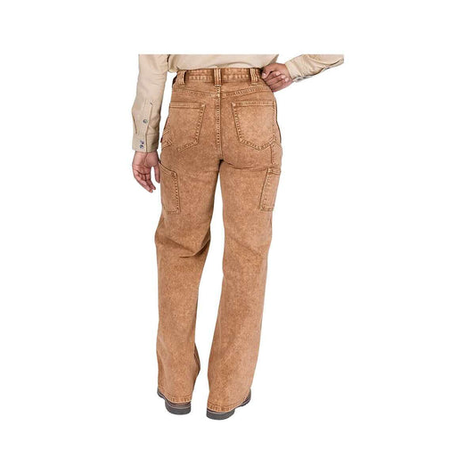 Dovetail Workwear Women's Old School Wide Leg Mineral Wash Jeans