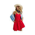 Wrangler Women's Americana Corset Sleeveless Snap Dress