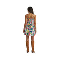 Wrangler Women's Bold Print Corset Sleeveless Strap Dress