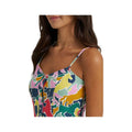 Wrangler Women's Bold Print Corset Sleeveless Strap Dress