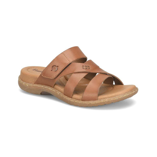 Born Women's Shawna Full Grain Leather Slide Sandals