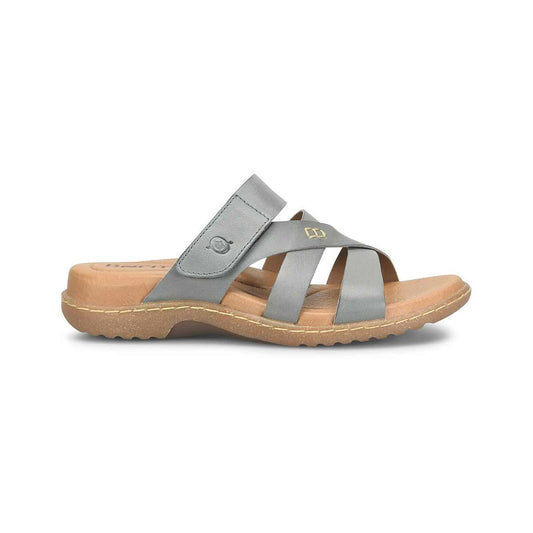 Born Women's Shawna Full Grain Leather Slide Sandals