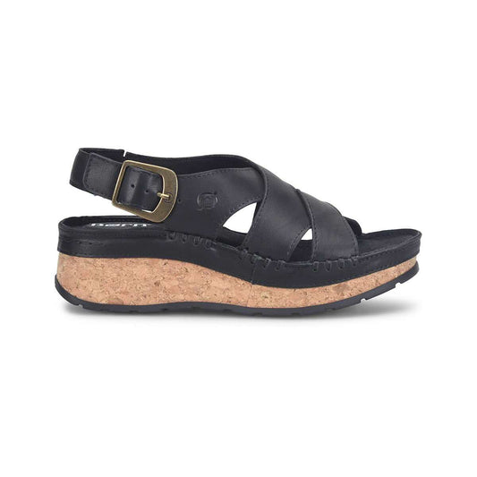 Born Women's Kavala Full Grain Leather Wedge Sandals